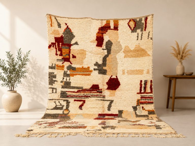 Ayure — tapis berbère Terre Claire noué main · handwoven Moroccan Berber rug